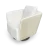 Beige-wit